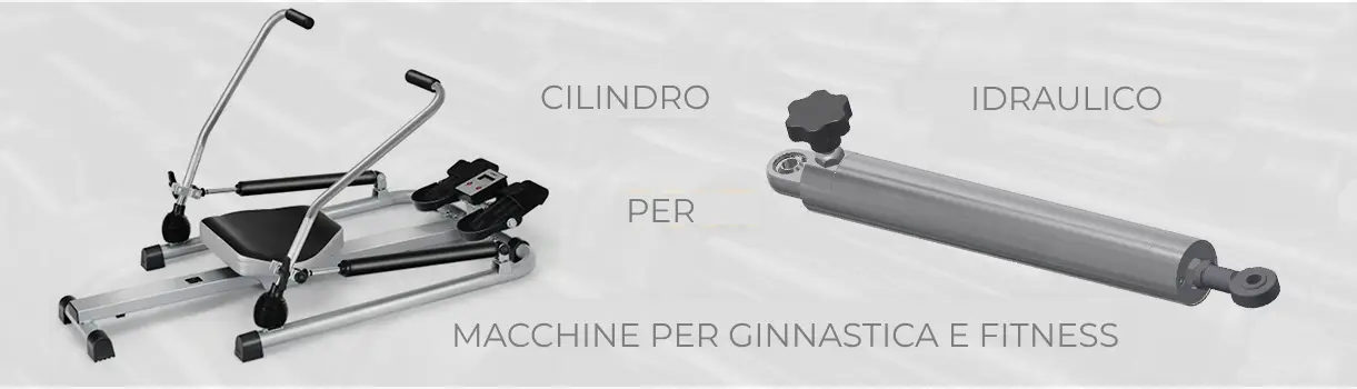 Cilindro idraulico per palestra e fitness